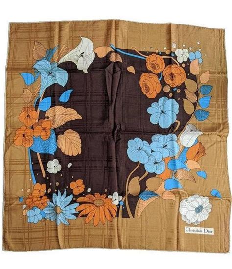 christian Dior vintage silk scarf